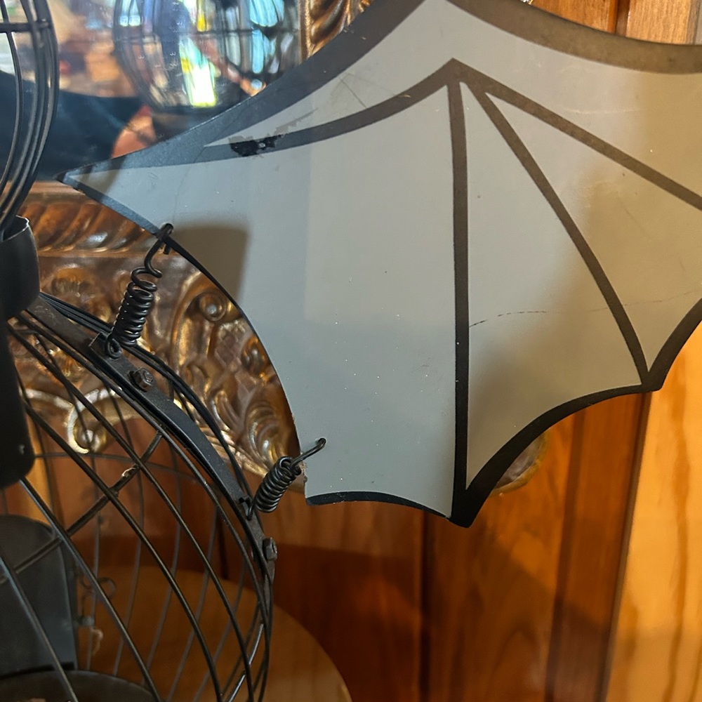 Department 56 black bat wire birdcage, Halloween decor - Picture 4 of 6